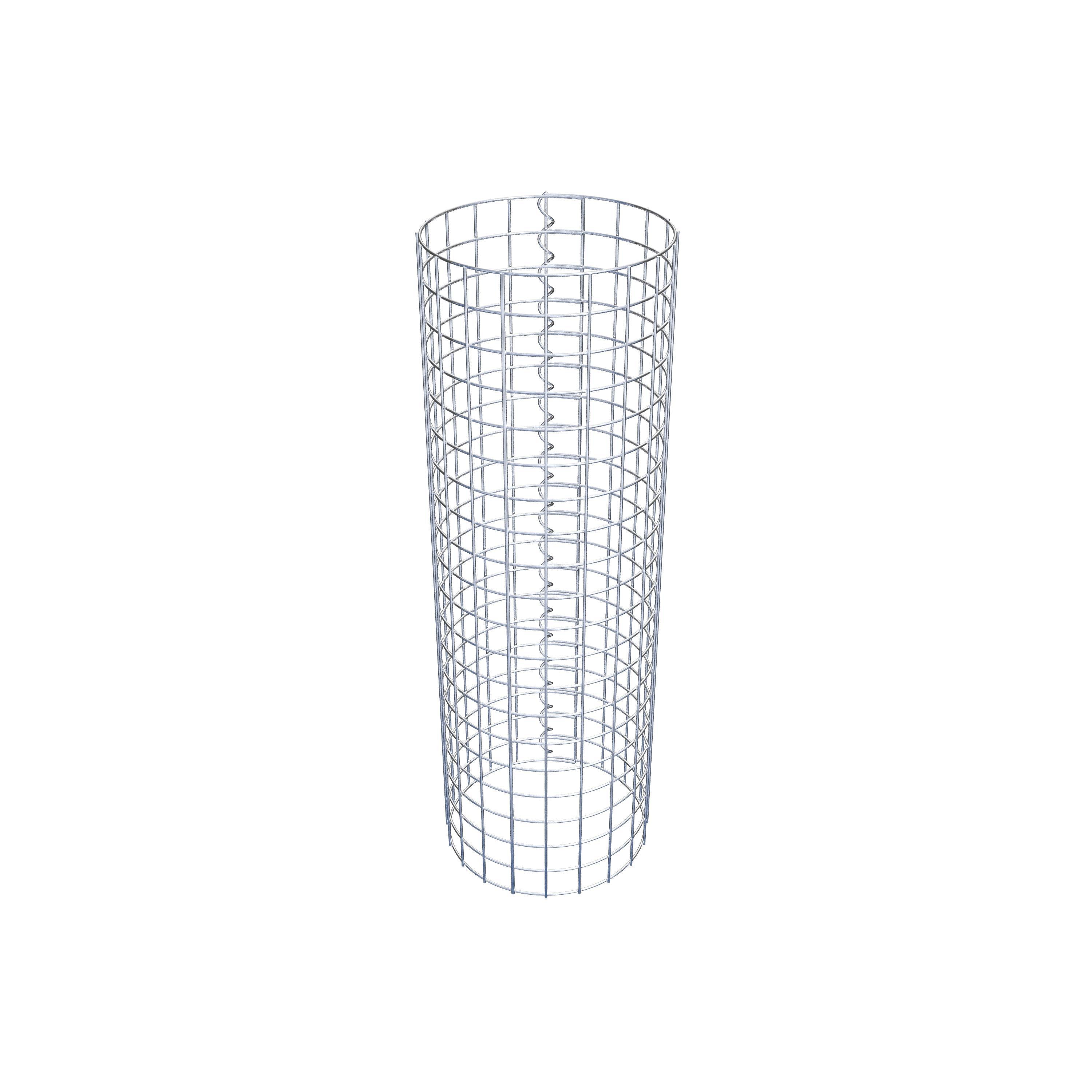 Coluna de gabião diâmetro 32 cm MW 5 x 5 cm redondo