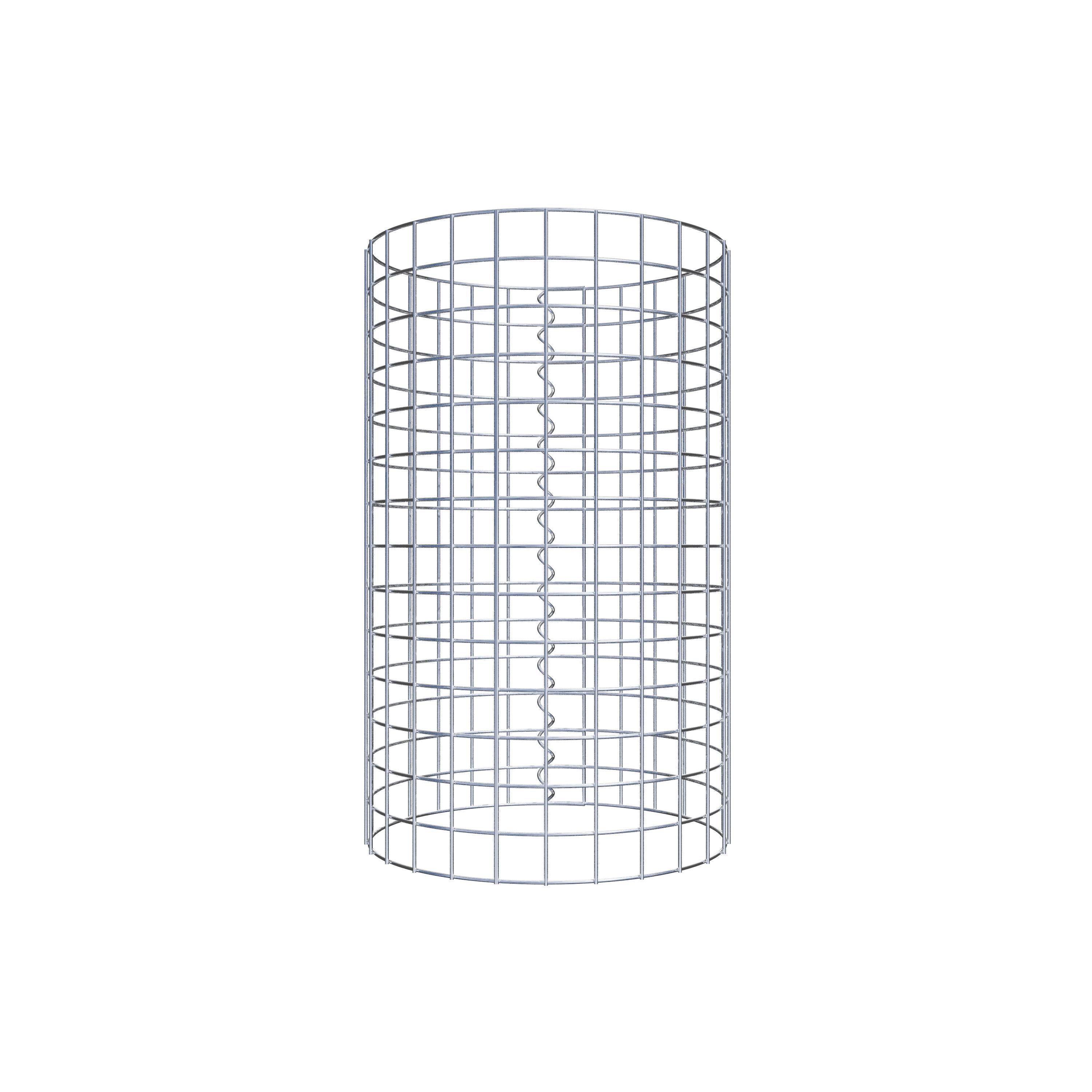 Coluna de gabião diâmetro 42 cm MW 5 x 5 cm redondo