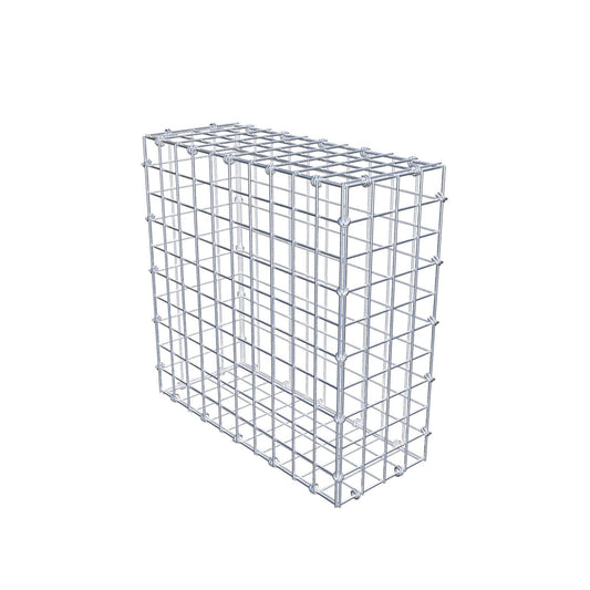 Gabion 50 cm x 50 cm x 20 cm (L x H x P), mailles 5 x 5 cm, anneau en spirale