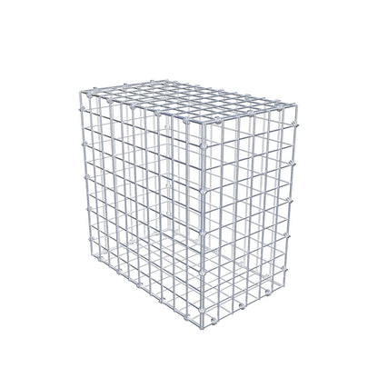Gabion 50 cm x 50 cm x 30 cm (L x H x P), mailles 5 x 5 cm, anneau en spirale