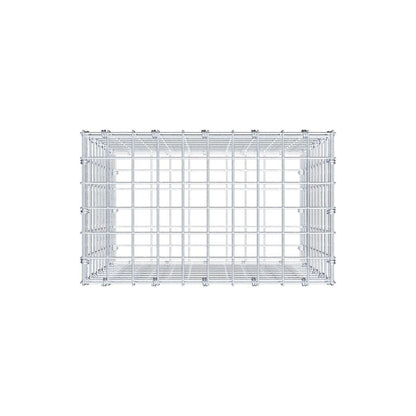 Gabion 50 cm x 50 cm x 30 cm (L x H x P), mailles 5 x 5 cm, anneau en spirale