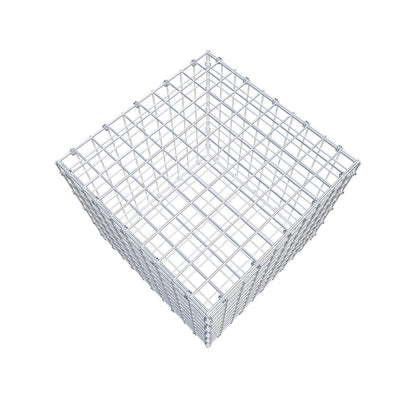 Schanskorf 50 cm x 50 cm x 50 cm (L x H x D), maaswijdte 5 x 5 cm, spiraalring