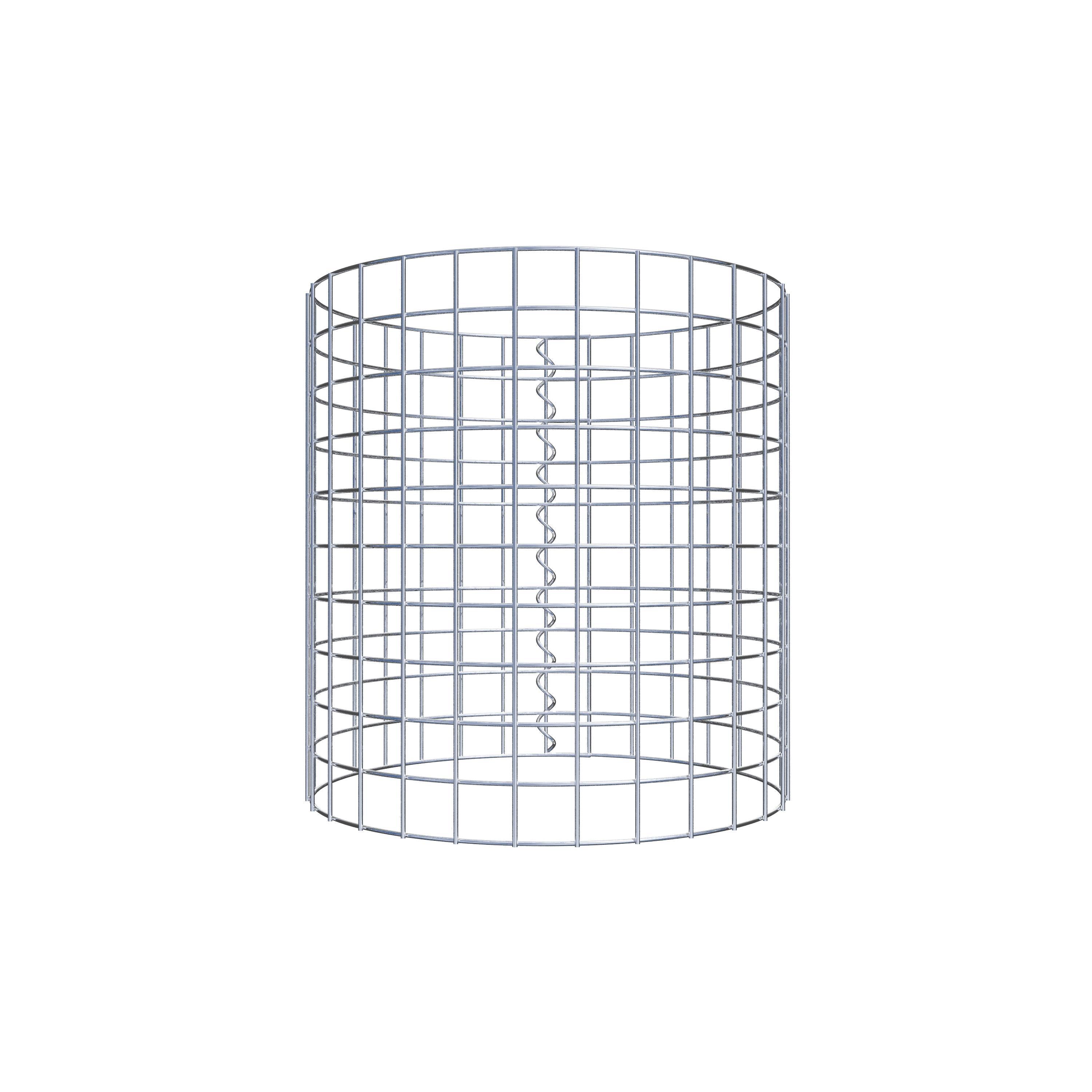 Coluna de gabião diâmetro 47 cm MW 5 x 5 cm redondo