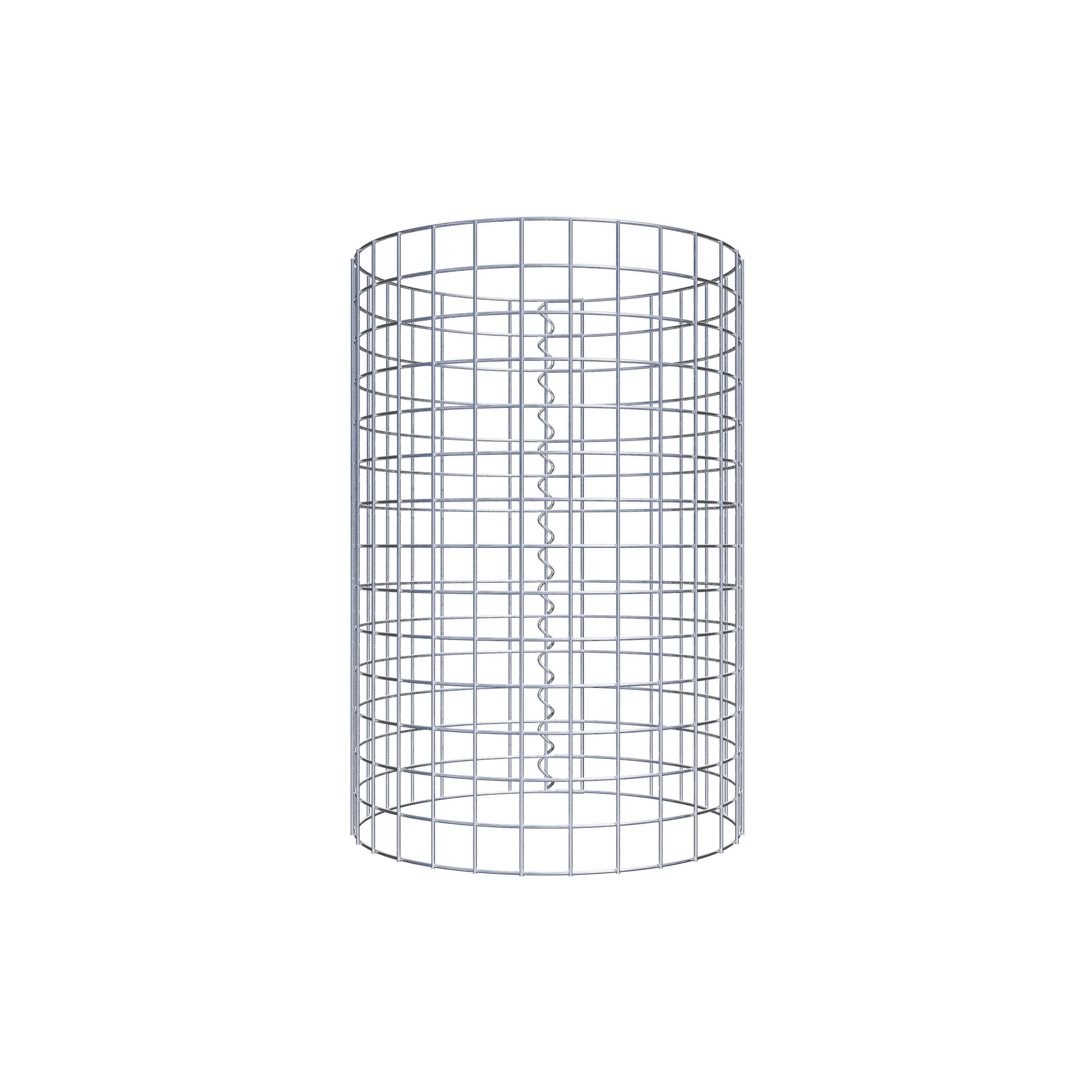 Coluna de gabião diâmetro 47 cm MW 5 x 5 cm redondo