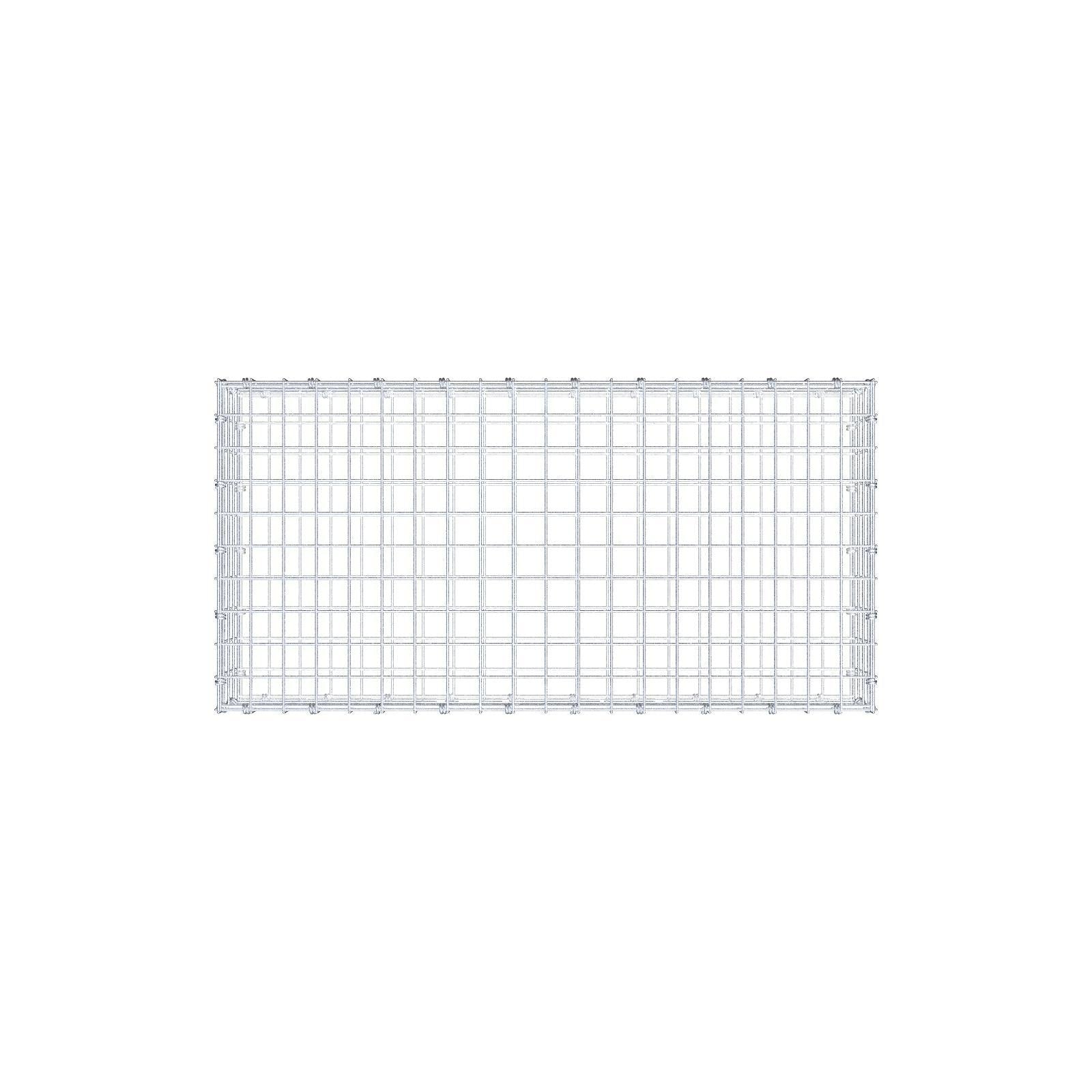 Gabion 100 cm x 20 cm x 50 cm (L x H x D), maskestørrelse 5 x 5 cm, spiralring