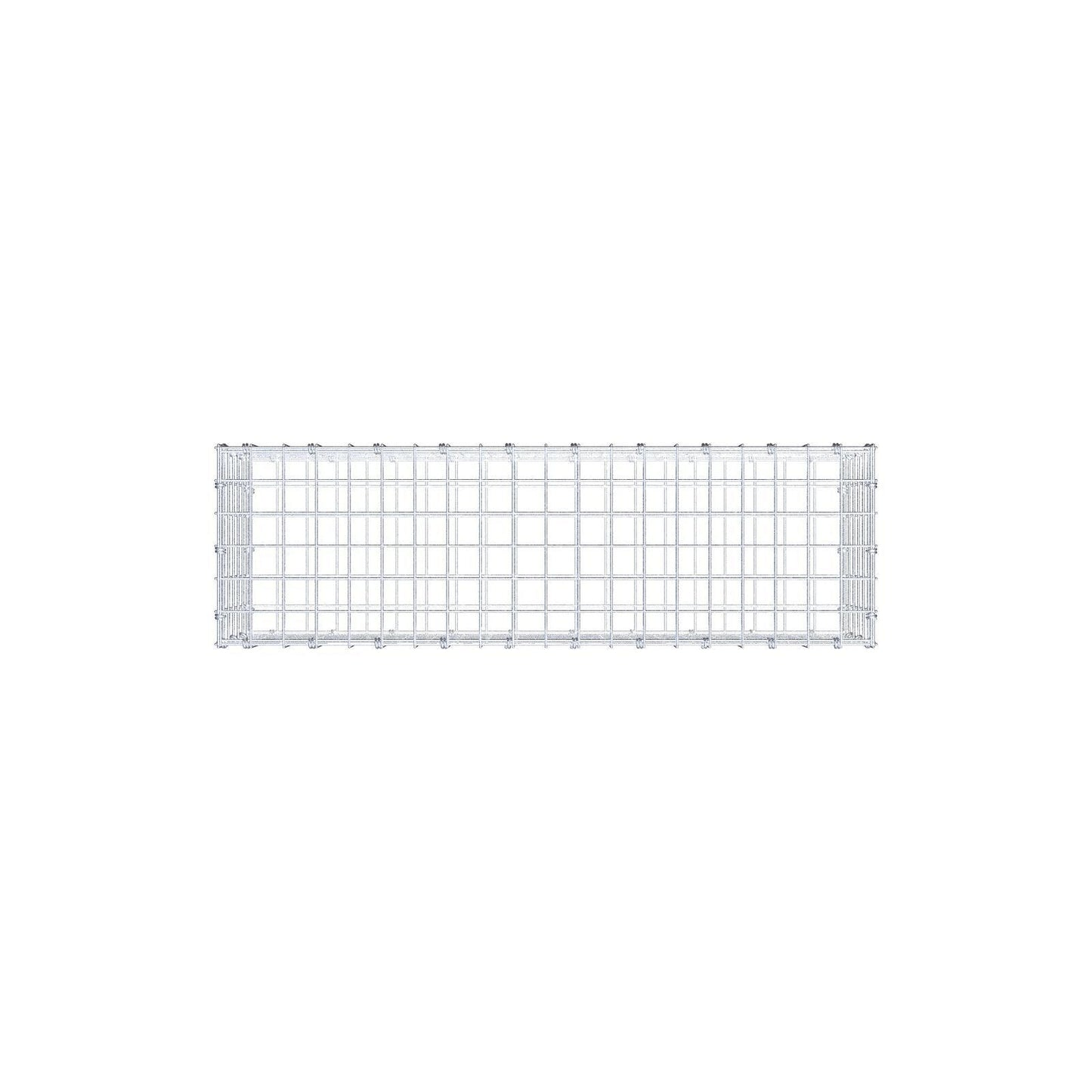 Gabion 100 cm x 30 cm x 30 cm (L x H x P), mailles 5 x 5 cm, anneau en spirale