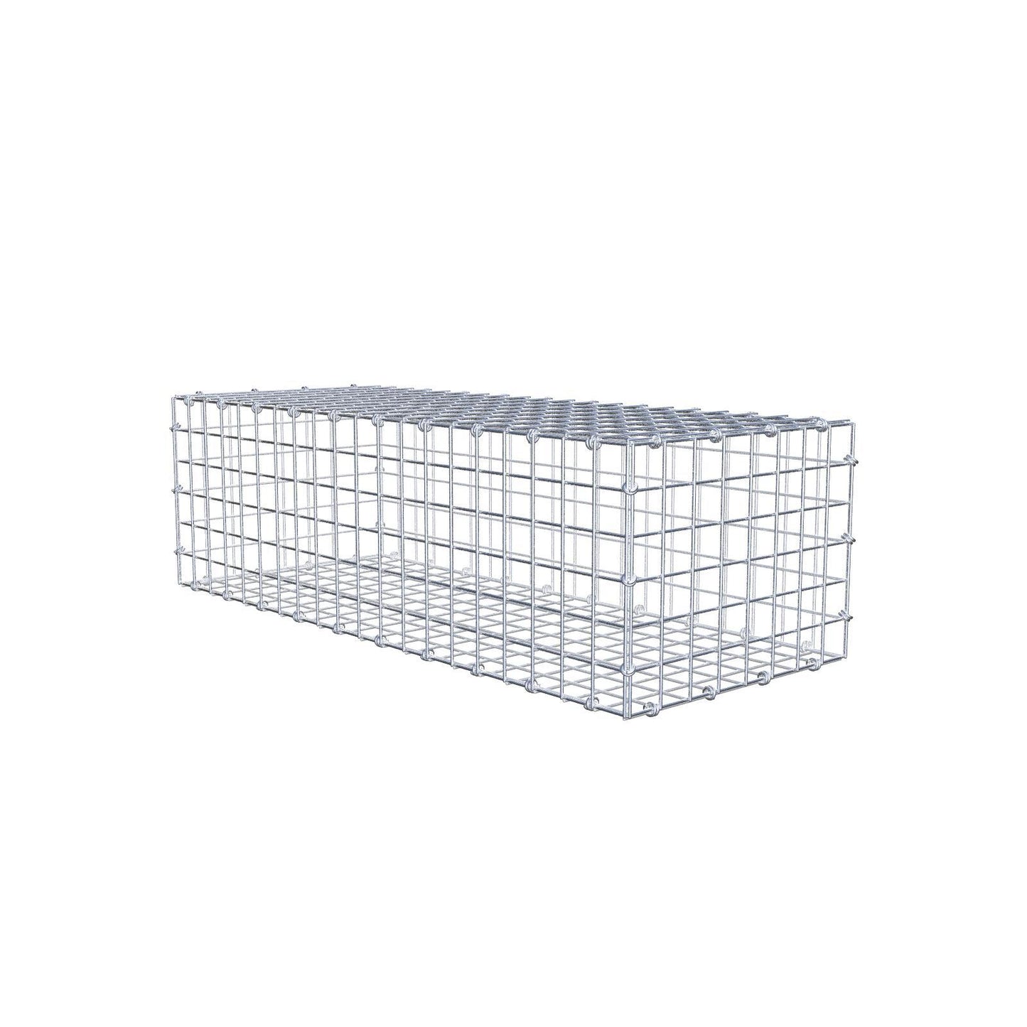 Gabion 100 cm x 30 cm x 40 cm (L x H x P), mailles 5 x 5 cm, anneau en spirale