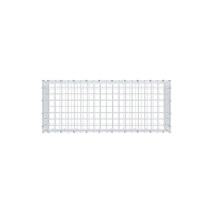 Gabion 100 cm x 30 cm x 40 cm (L x H x P), mailles 5 x 5 cm, anneau en spirale