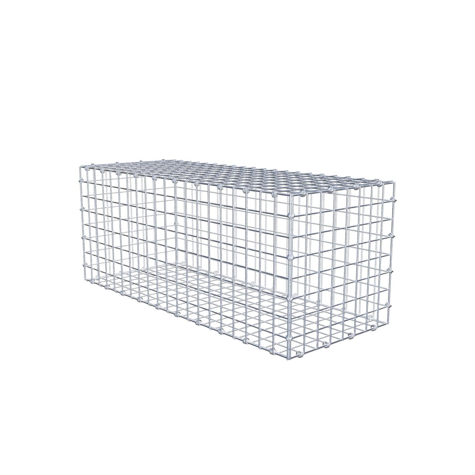 Gabbione 100 cm x 40 cm x 40 cm (L x H x P), maglia 5 x 5 cm, anello a spirale