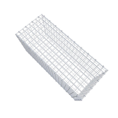 Gabion 100 cm x 50 cm x 40 cm (L x H x D), maskestørrelse 5 x 5 cm, spiralring