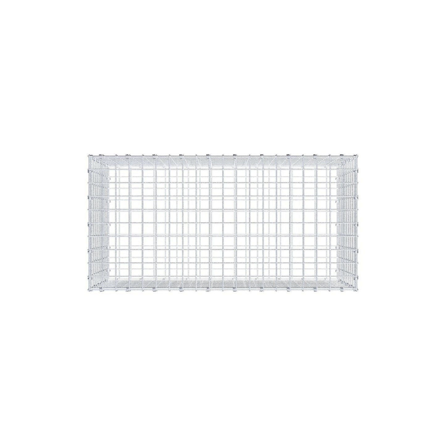 Gabion 100 cm x 50 cm x 50 cm (L x H x P), mailles 5 x 5 cm, anneau en spirale