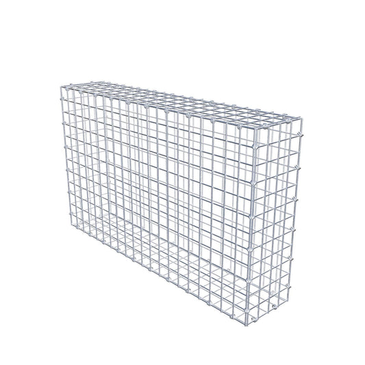 Gabion 100 cm x 60 cm x 20 cm (L x H x P), mailles 5 x 5 cm, anneau en spirale