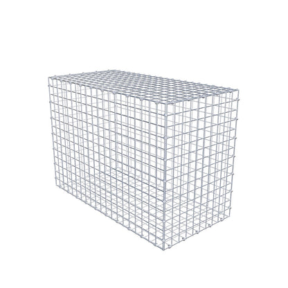 Gabion 100 cm x 70 cm x 50 cm (L x H x P), mailles 5 x 5 cm, anneau en spirale