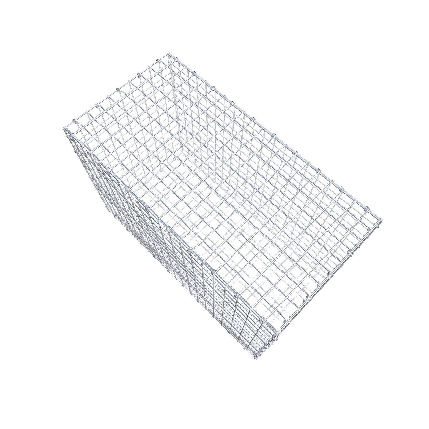 Gabion 100 cm x 70 cm x 50 cm (L x H x P), mailles 5 x 5 cm, anneau en spirale