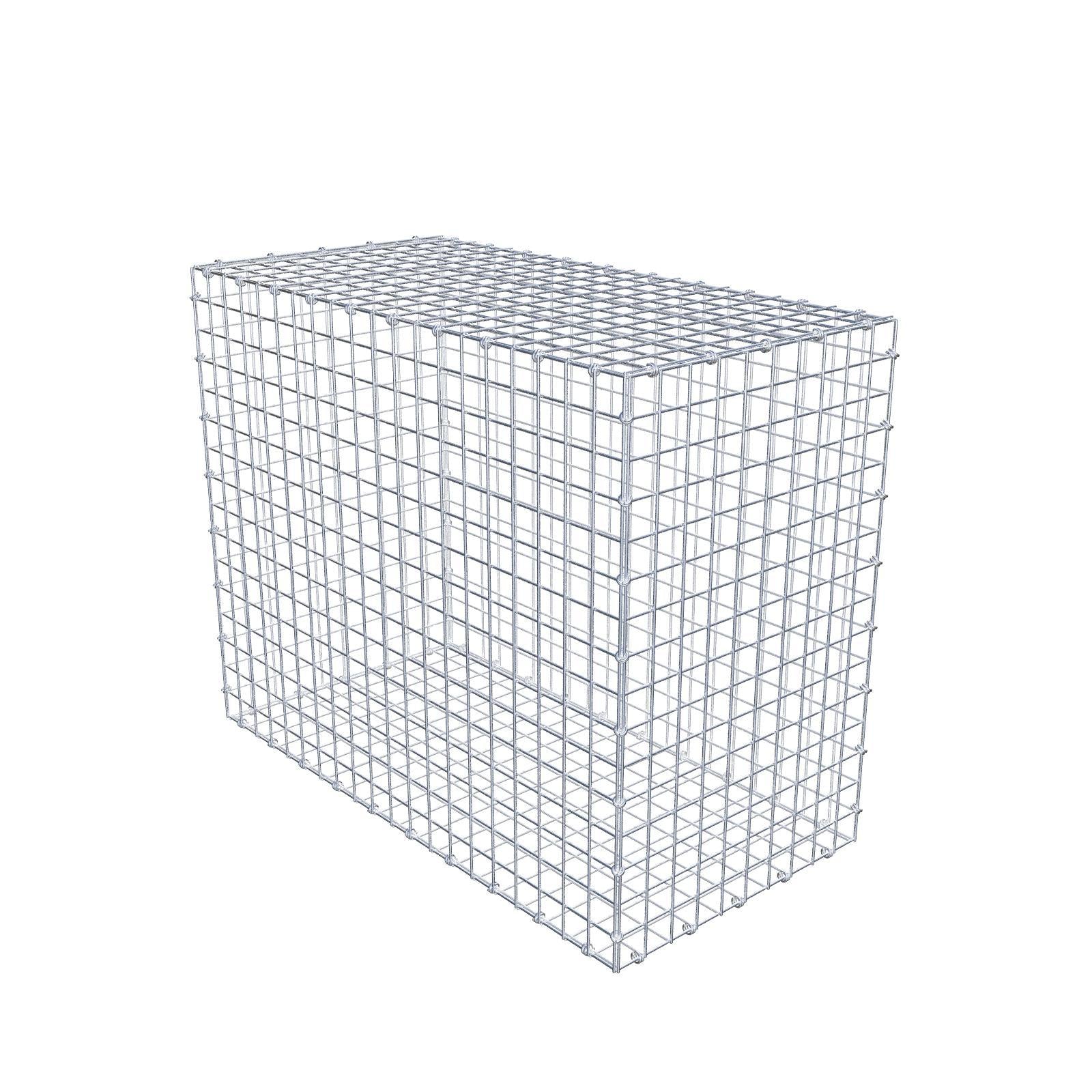 Gabion 100 cm x 80 cm x 50 cm (L x H x D), mesh size 5 x 5 cm, spiral ring