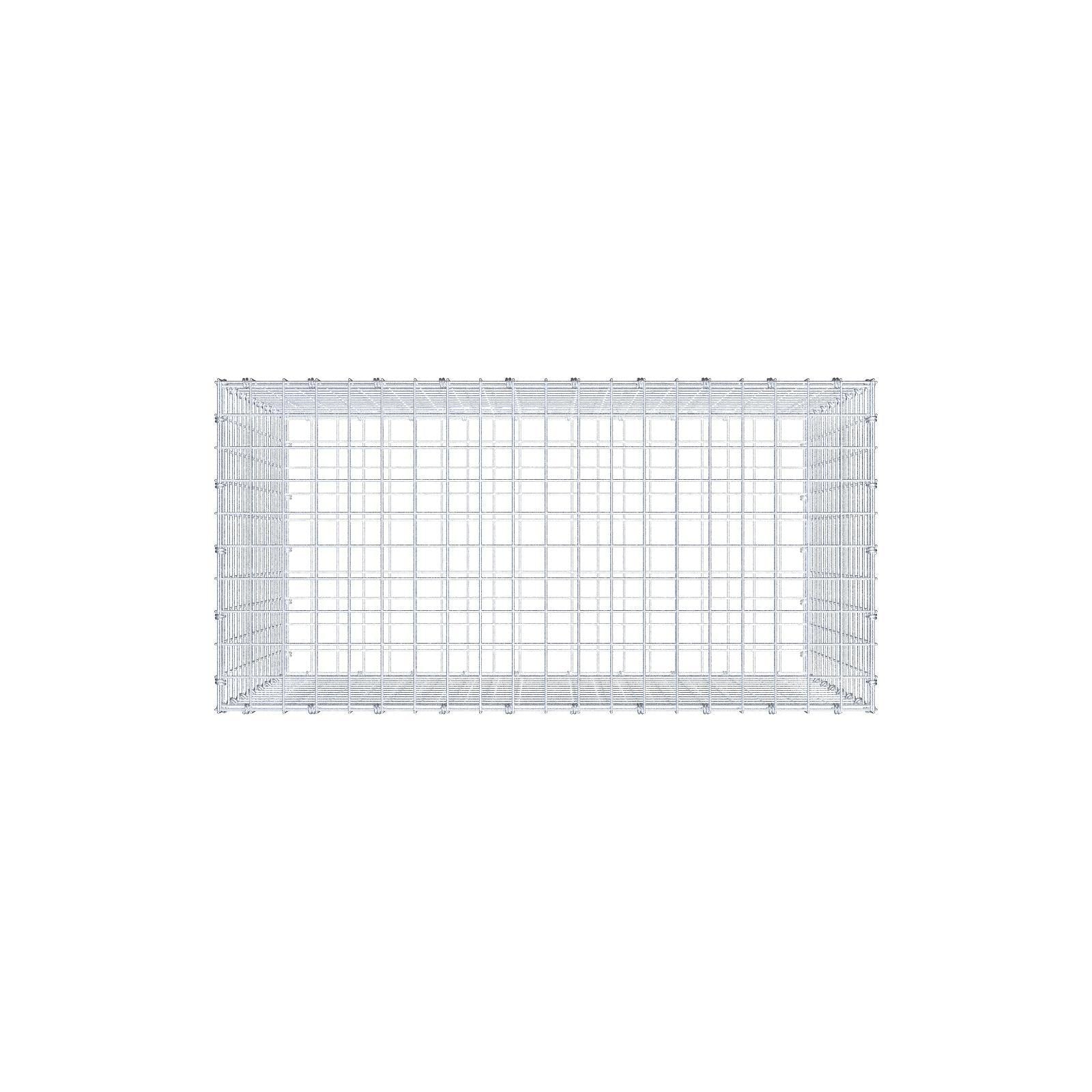 Schanskorf 100 cm x 80 cm x 50 cm (L x H x D), maaswijdte 5 x 5 cm, spiraalring