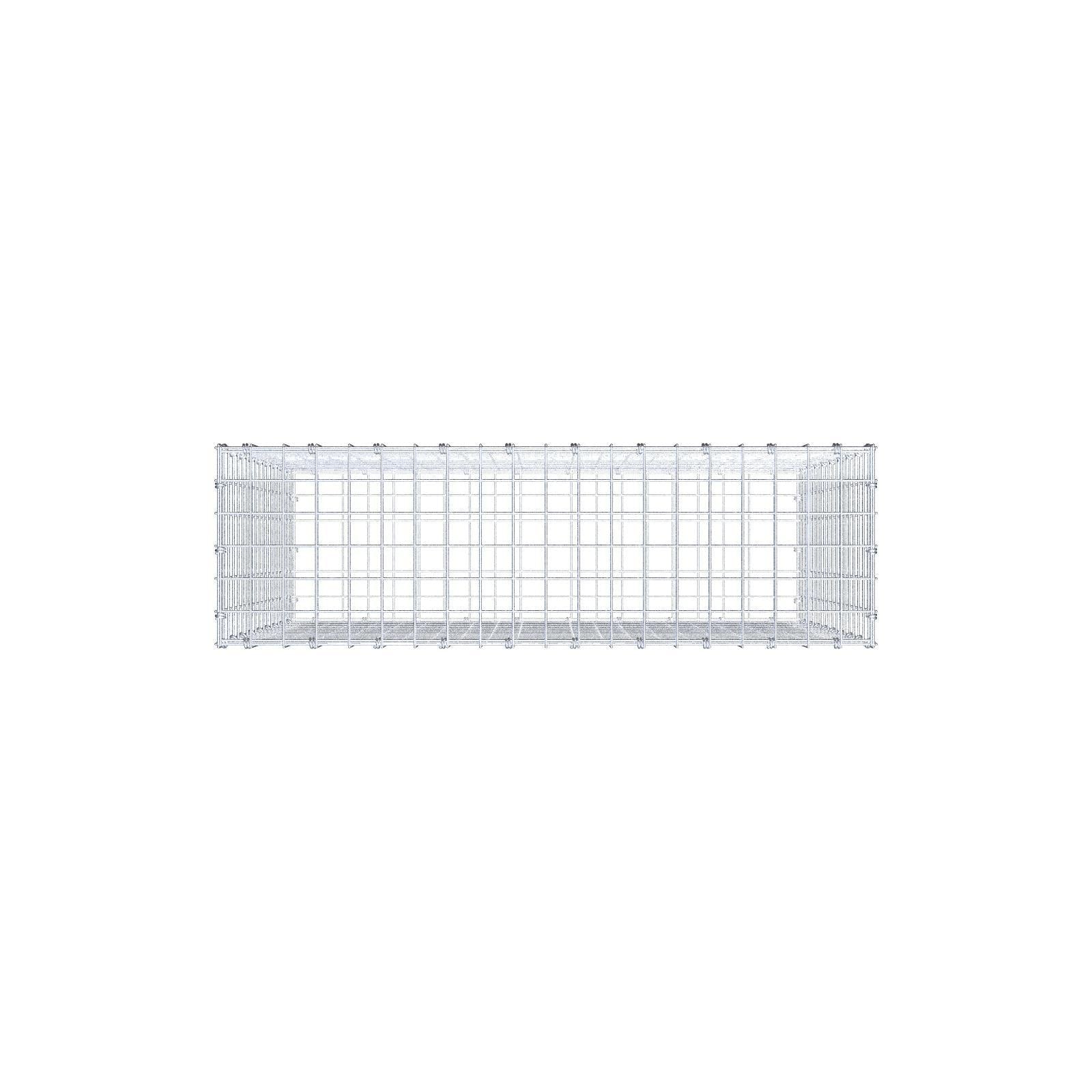 Gabion 100 cm x 90 cm x 30 cm (L x H x D), mesh size 5 x 5 cm, spiral ring