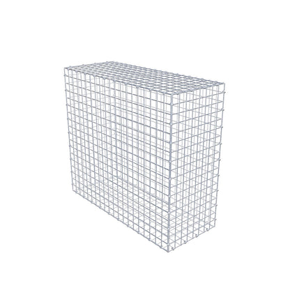 Gabion 100 cm x 90 cm x 40 cm (L x H x P), mailles 5 x 5 cm, anneau en spirale