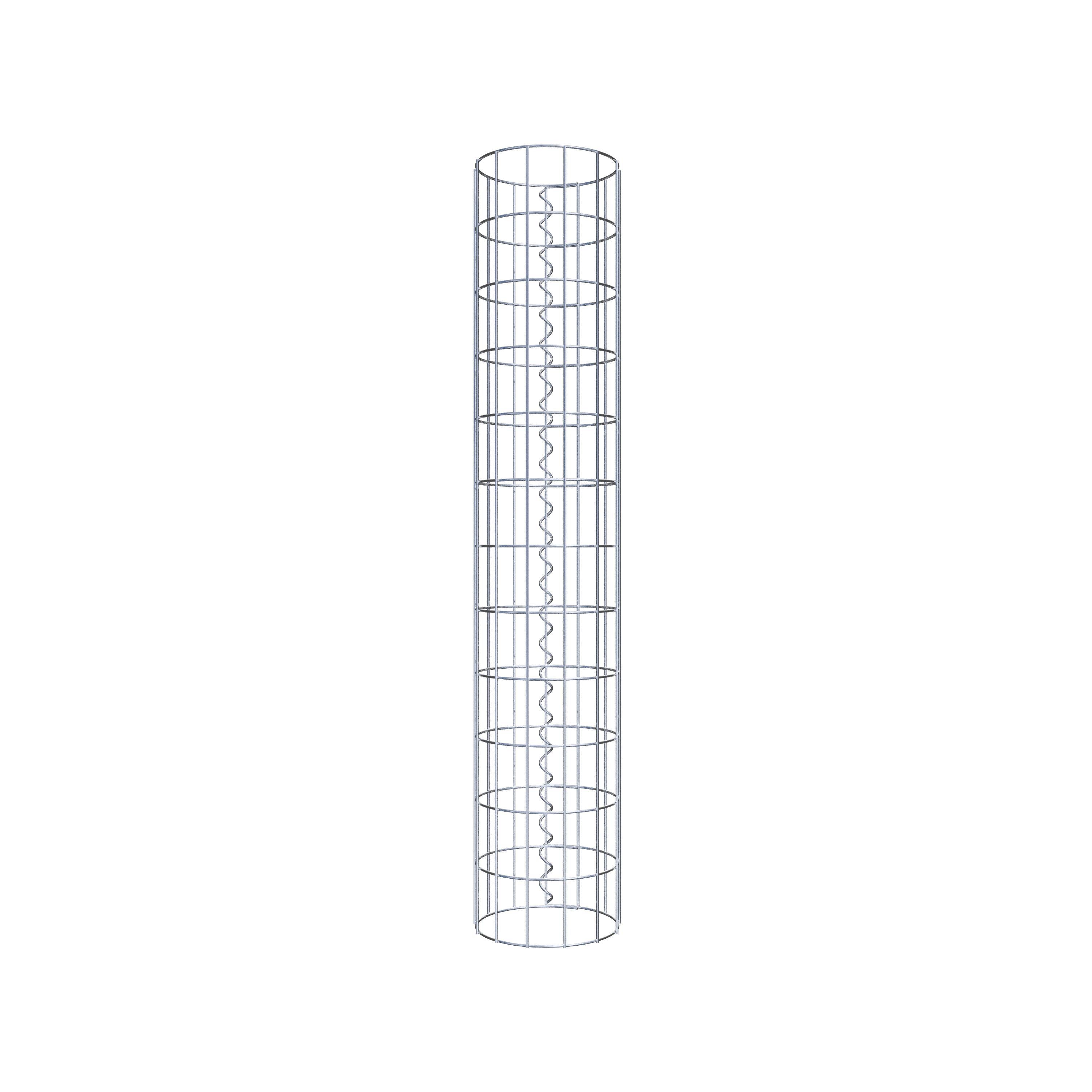 Gabionensäule Durchmesser 22 cm, MW 5 x 10 cm rund