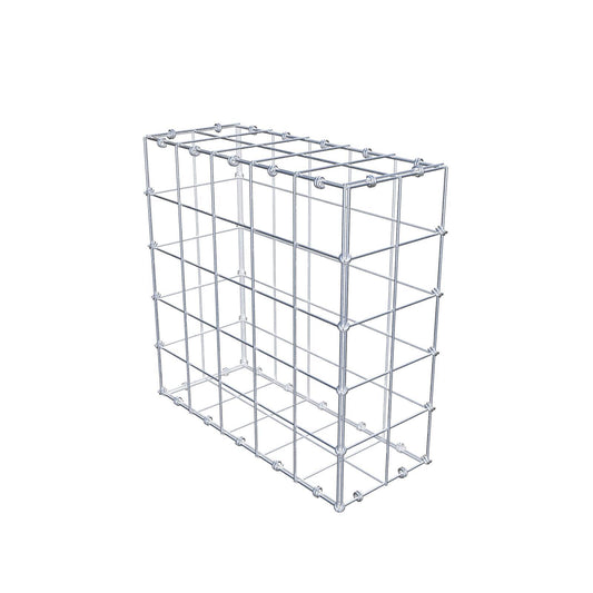 Gabion 50 cm x 50 cm x 20 cm (L x H x P), mailles 10 x 10 cm, anneau en spirale