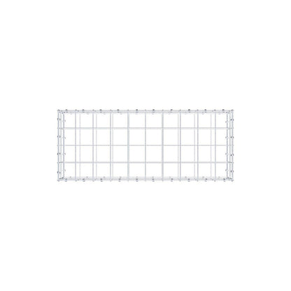 Gabbione 100 cm x 20 cm x 40 cm (L x H x P), maglia 10 x 10 cm, anello a spirale