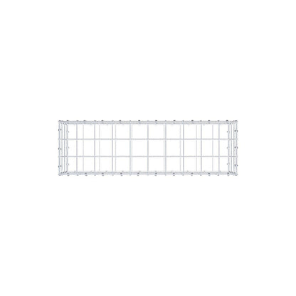 Schanskorf 100 cm x 30 cm x 30 cm (L x H x D), maaswijdte 10 x 10 cm, spiraalring