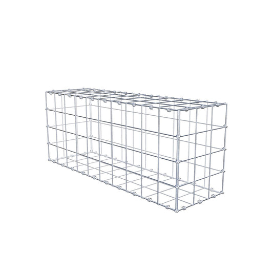 Gabion 100 cm x 40 cm x 30 cm (L x H x P), mailles 10 x 10 cm, anneau en spirale