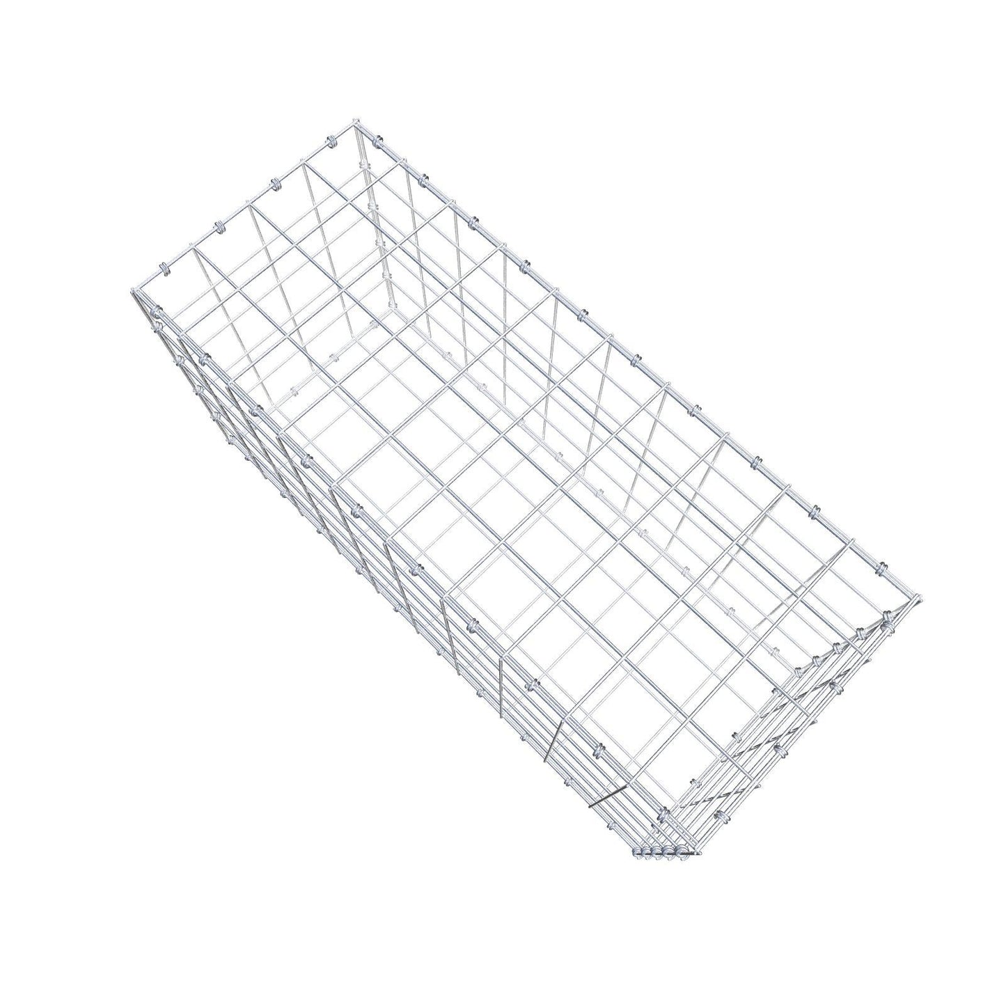 Schanskorf 100 cm x 50 cm x 40 cm (L x H x D), maaswijdte 10 x 10 cm, spiraalring
