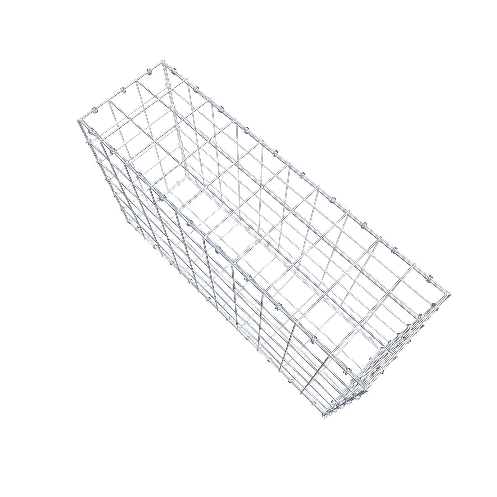 Gabion 100 cm x 60 cm x 30 cm (L x H x D), mesh size 10 x 10 cm, spiral ring