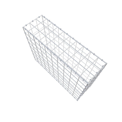 Gabion 100 cm x 80 cm x 30 cm (L x H x D), mesh size 10 x 10 cm, spiral ring