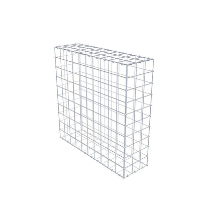 Gabion 100 cm x 100 cm x 30 cm (L x H x P), mailles 10 x 10 cm, anneau en spirale