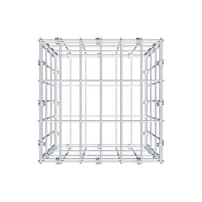 Gabione 30 cm x 30 cm x 30 cm (L x H x T), Maschenweite 5 x 10 cm, Spiralring