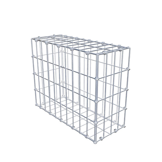 Gabion 50 cm x 40 cm x 20 cm (L x H x P), mailles 5 x 10 cm, anneau en spirale