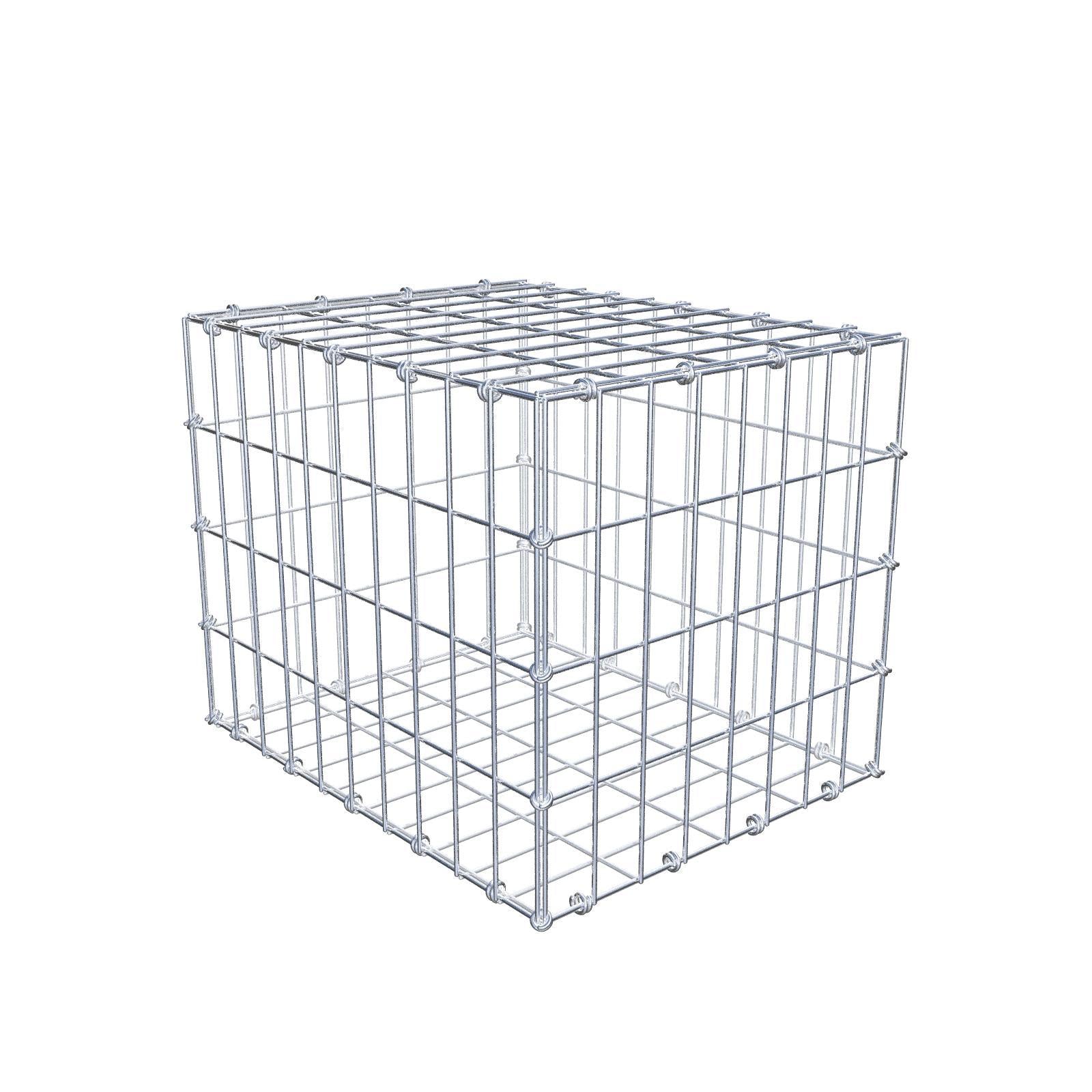 Gabion 50 cm x 40 cm x 40 cm (L x H x P), mailles 5 x 10 cm, anneau en spirale