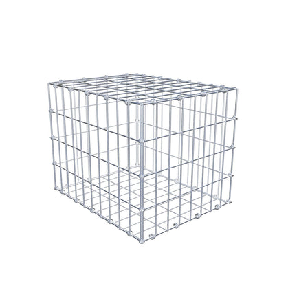 Gabion 50 cm x 40 cm x 40 cm (L x H x D), mesh size 5 x 10 cm, spiral ring