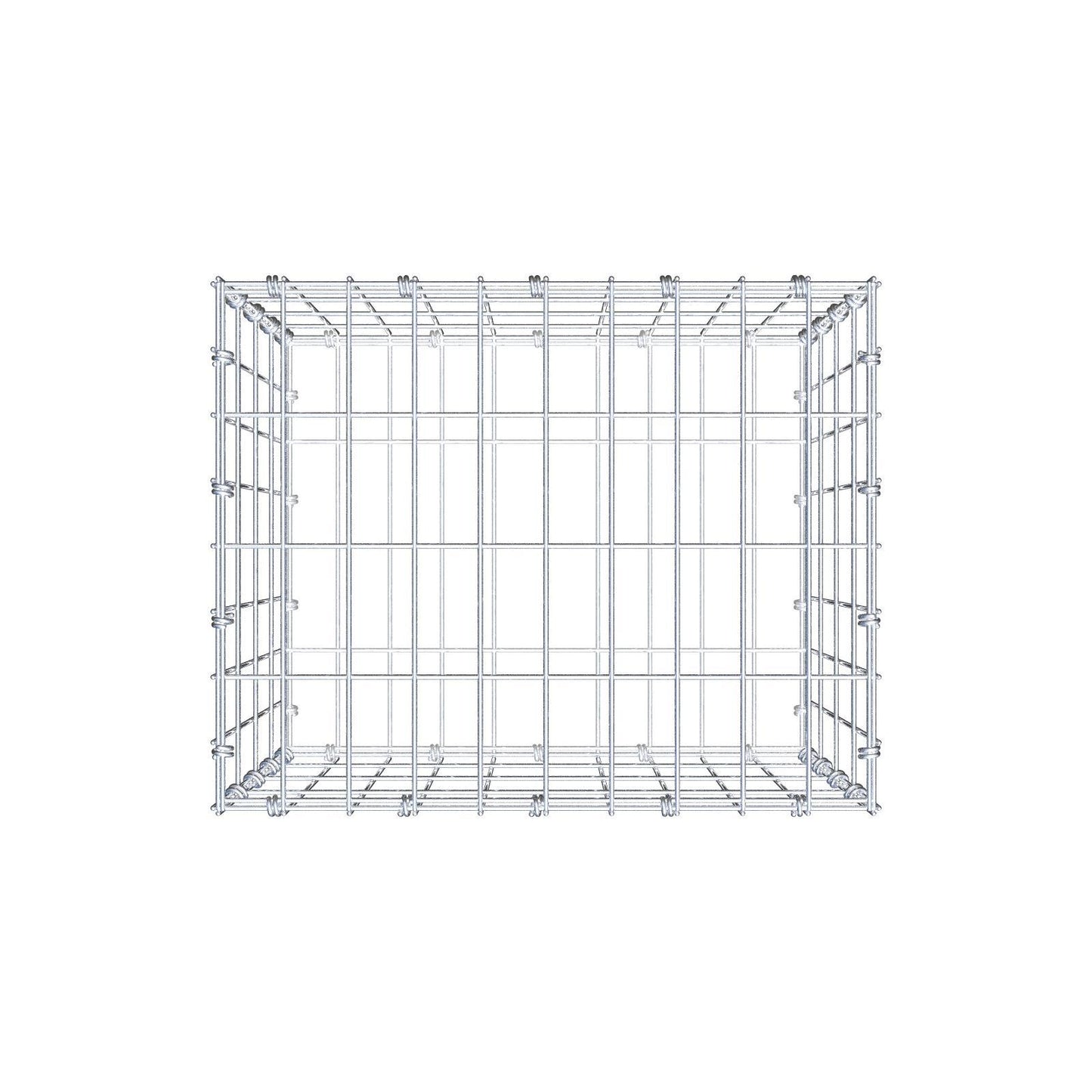 Gabion 50 cm x 40 cm x 40 cm (L x H x D), mesh size 5 x 10 cm, spiral ring