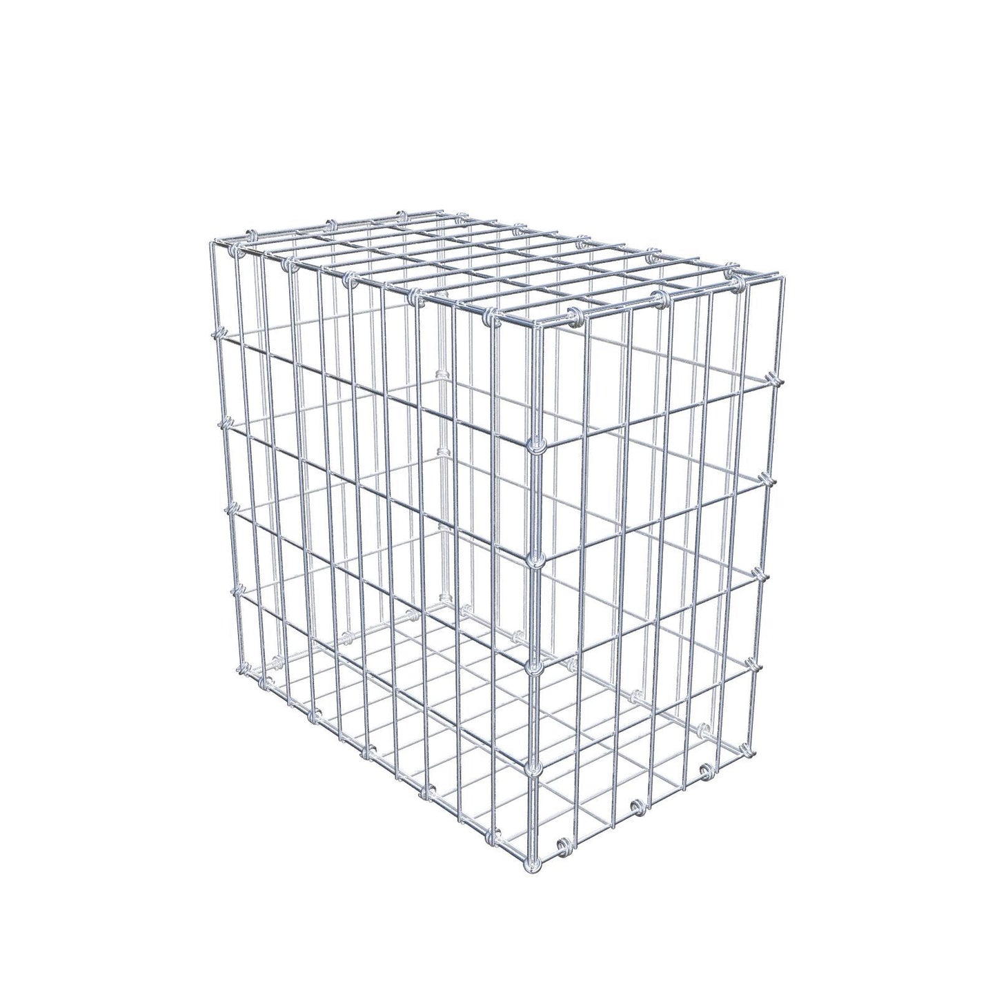 Gabion 50 cm x 50 cm x 30 cm (L x H x D), mesh size 5 x 10 cm, spiral ring