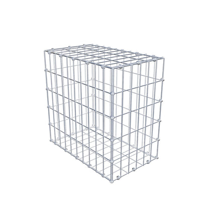 Gabion 50 cm x 50 cm x 30 cm (L x H x D), mesh size 5 x 10 cm, spiral ring
