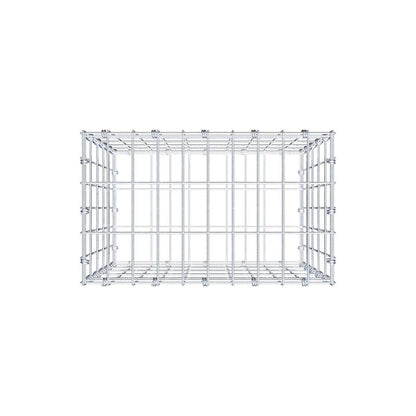 Gabion 50 cm x 50 cm x 30 cm (L x H x D), mesh size 5 x 10 cm, spiral ring