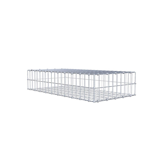 Gabion 100 cm x 20 cm x 50 cm (L x H x P), mailles 5 x 10 cm, anneau en spirale