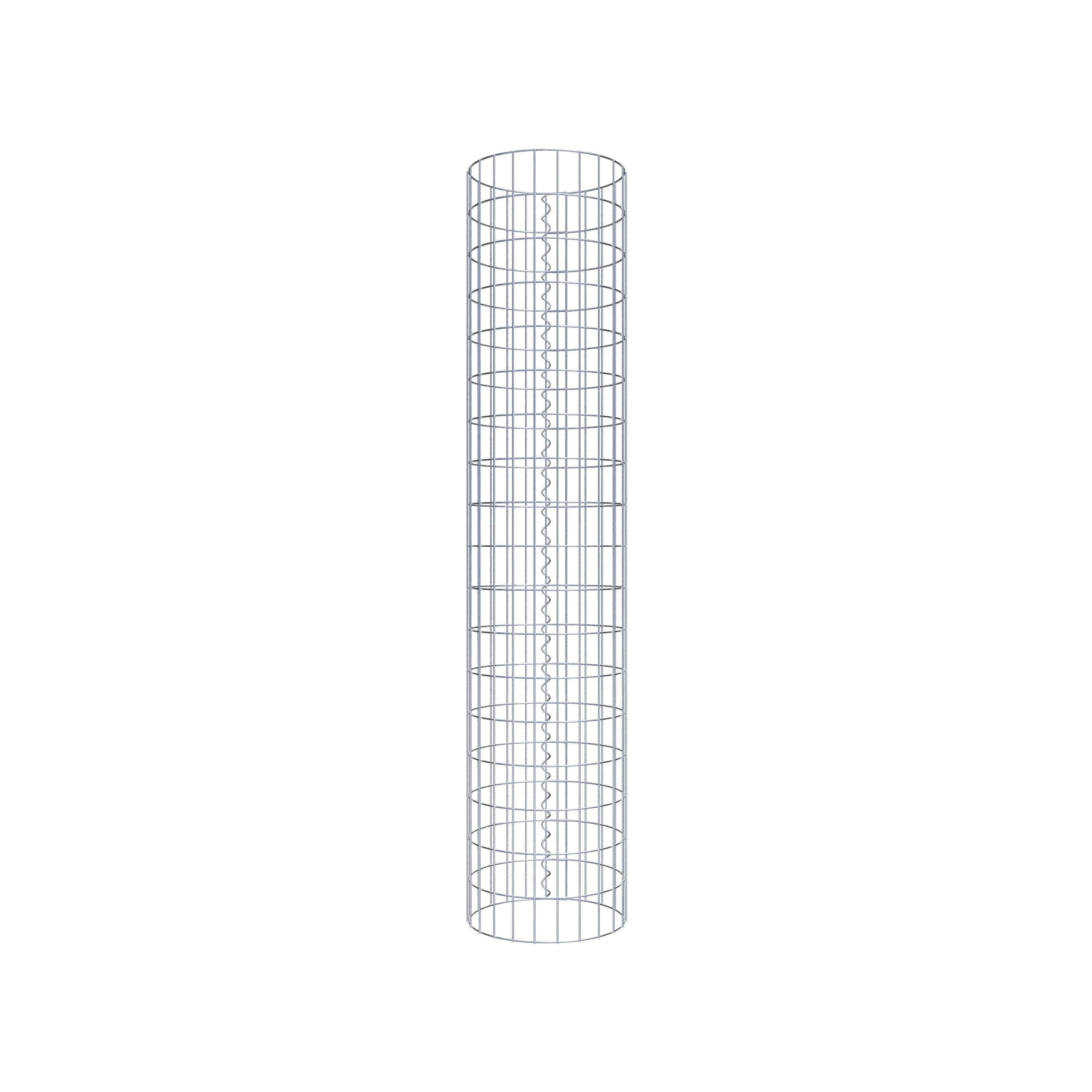 Gabionensäule Durchmesser 37 cm, MW 5 x 10 cm rund