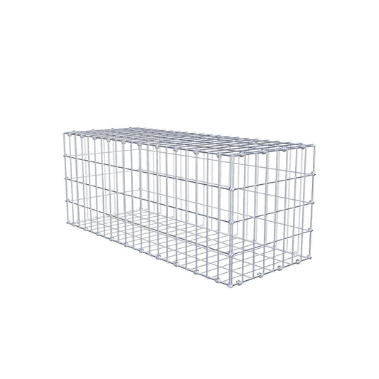 Gabion 100 cm x 40 cm x 40 cm (L x H x D), maskestørrelse 5 x 10 cm, spiralring