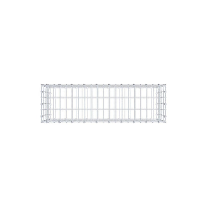 Gabbione 100 cm x 50 cm x 30 cm (L x H x P), maglia 5 x 10 cm, anello a spirale