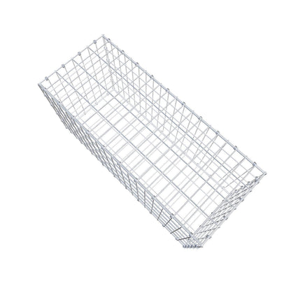 Gabbione 100 cm x 50 cm x 40 cm (L x H x P), maglia 5 x 10 cm, anello a spirale