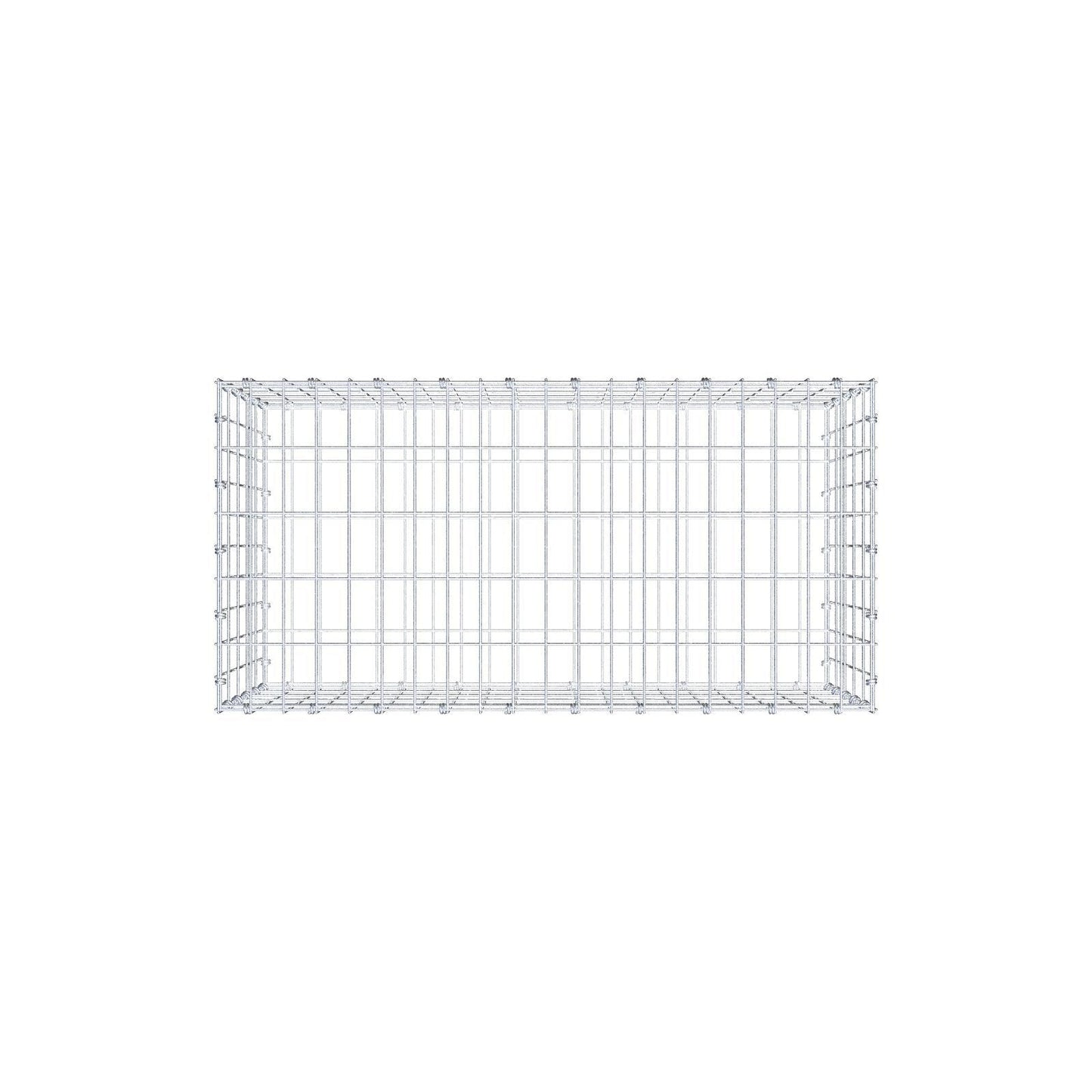 Gabbione 100 cm x 50 cm x 50 cm (L x H x P), maglia 5 x 10 cm, anello a spirale