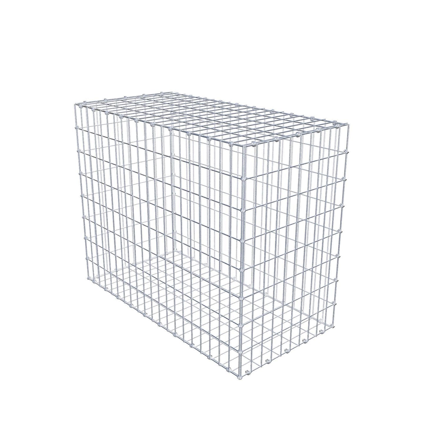 Gabion 100 cm x 80 cm x 50 cm (L x H x D), maskstorlek 5 x 10 cm, spiralring