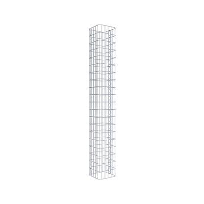 Colonne de gabion 27 x 27 cm, MW 5 x 10 cm carré