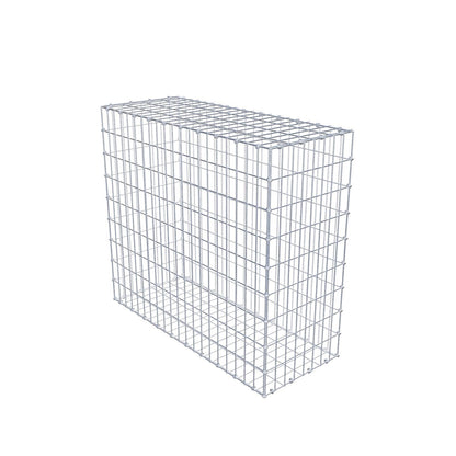 Gabion 100 cm x 90 cm x 40 cm (L x H x D), maskstorlek 5 x 10 cm, spiralring