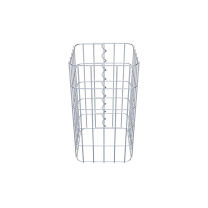 Colonne de gabion 27 x 27 cm, MW 5 x 10 cm carré