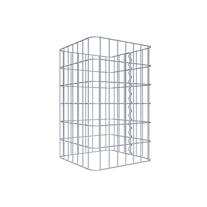 Gabion column 37 x 37 cm, MW 5 x 10 cm square